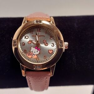 Hello Kitty Watch With Pink Strap
